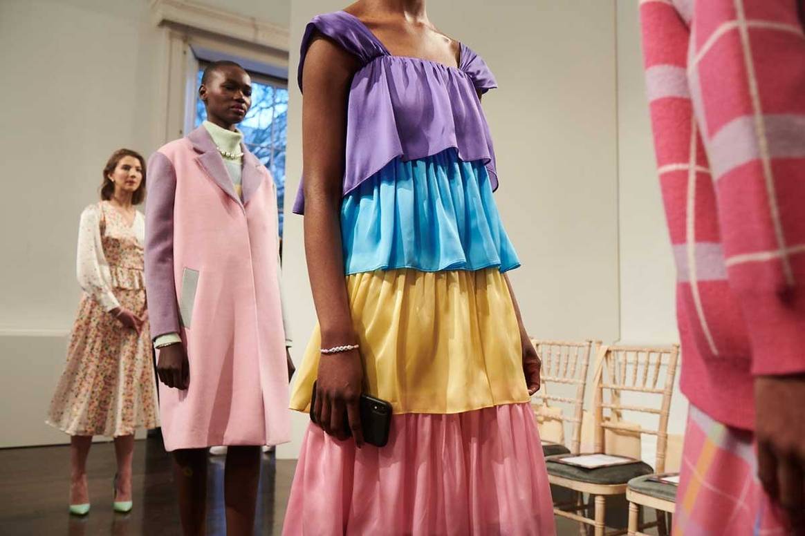 LFW AW20: Tulle, sequins and couture glamour