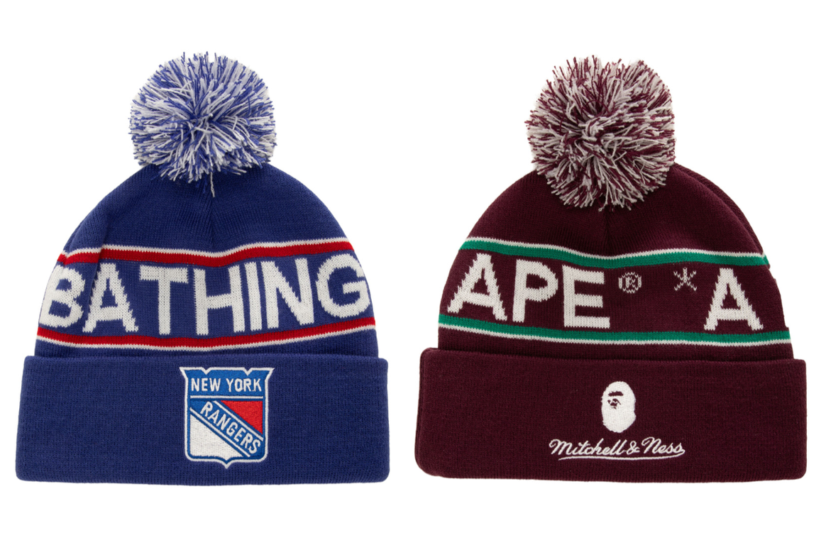 Mitchell & Ness x Bape x NHL collection