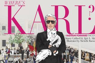 Fashion's twist on 'Where's Wally?': 'Where's Karl?'