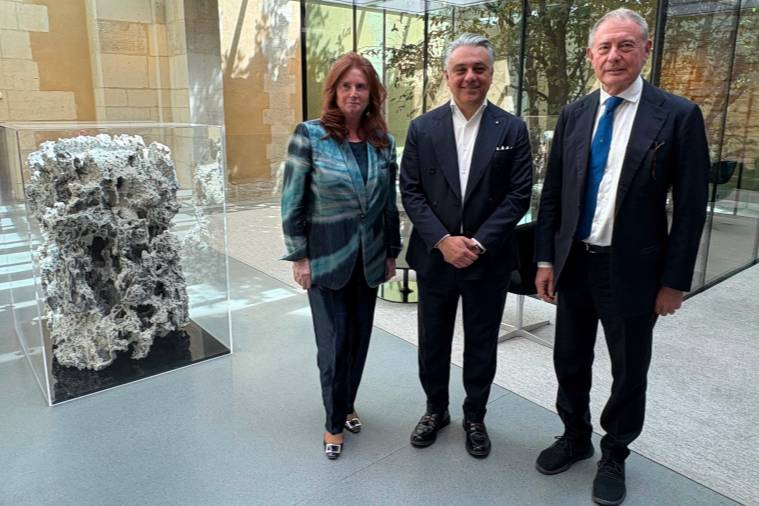 L'ambasciatrice Emanuela D’Alessandro, Luca de Meo e Adolfo Urso