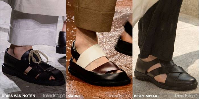Voorjaar/Zomer 2017 Mannenschoenen op de Catwalks