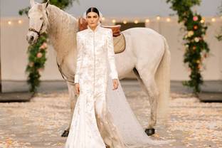 Chanel looks to wedding parties for spring haute couture