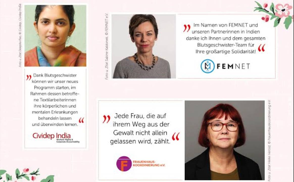 Blutsgeschwister setzt Mehrwertsteuersenkung als Spendenaktion um