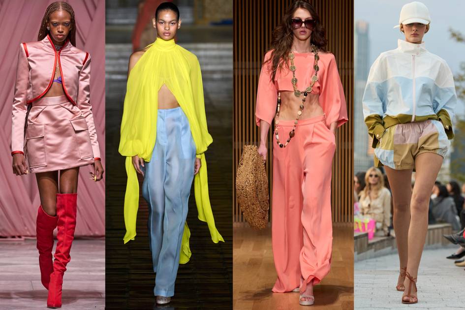 NYFW SS26 color trends on the runway