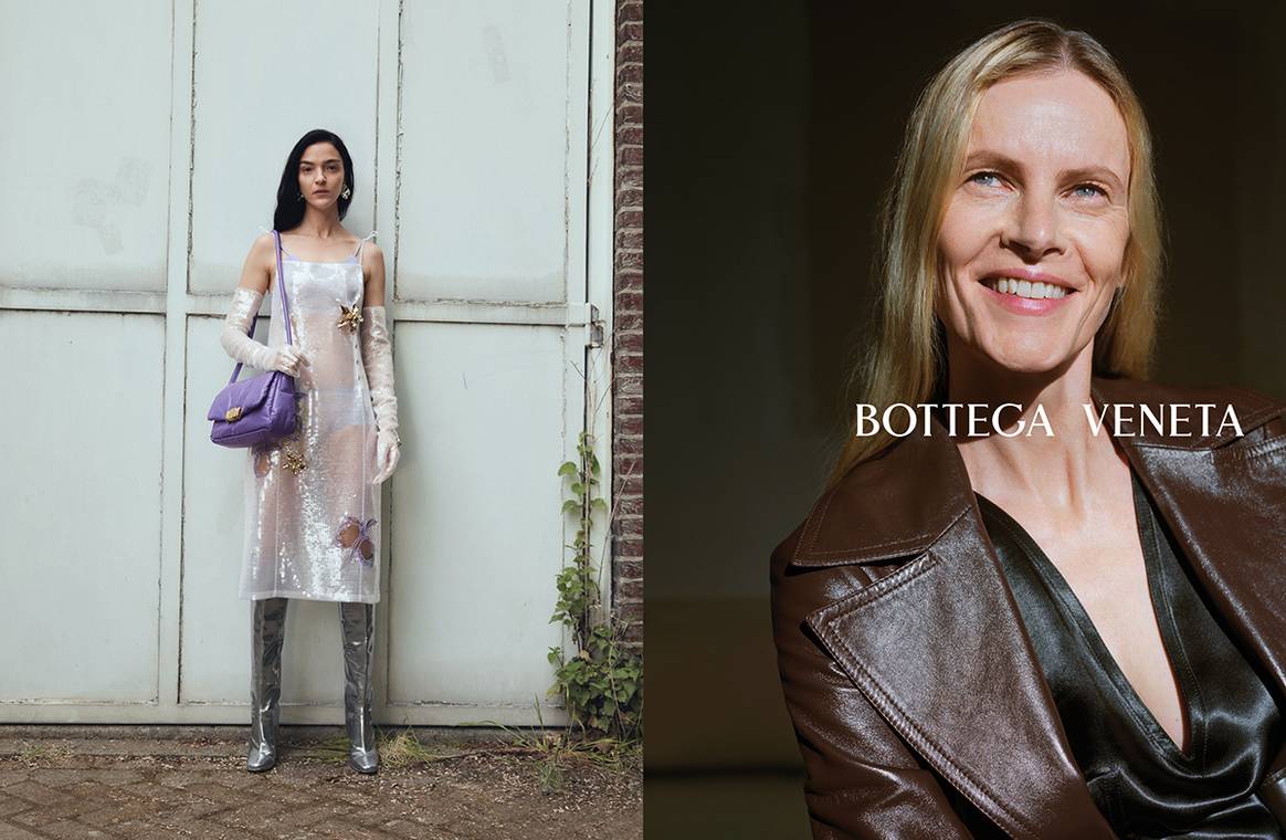 Photo Credits: Colección de Bottega Veneta para la temporada de Invierno de 2022, fotografía de campaña.