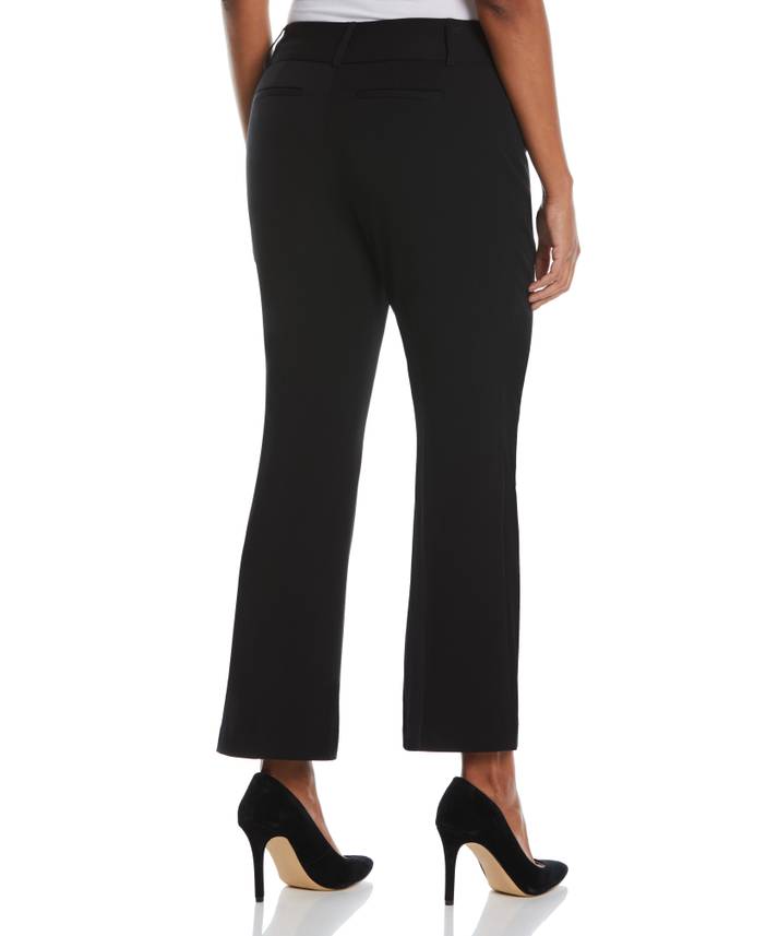 Women's Gabardine Bootcut Pants Short - Curvy Fit, Plus Size | Rafaella