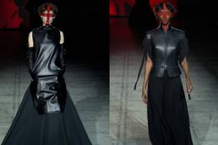 Gareth Pugh prepares for battle at London Fashion Week