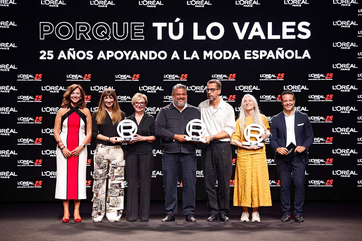 Ceremonia de entrega de la 50ª edición de los premios L'Oréal Paris de la MBFW Madrid.