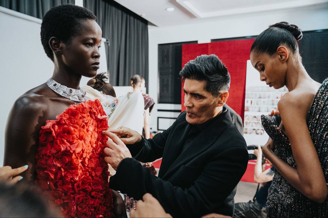 Backstage Manish Malhotra Haute Couture AH26.