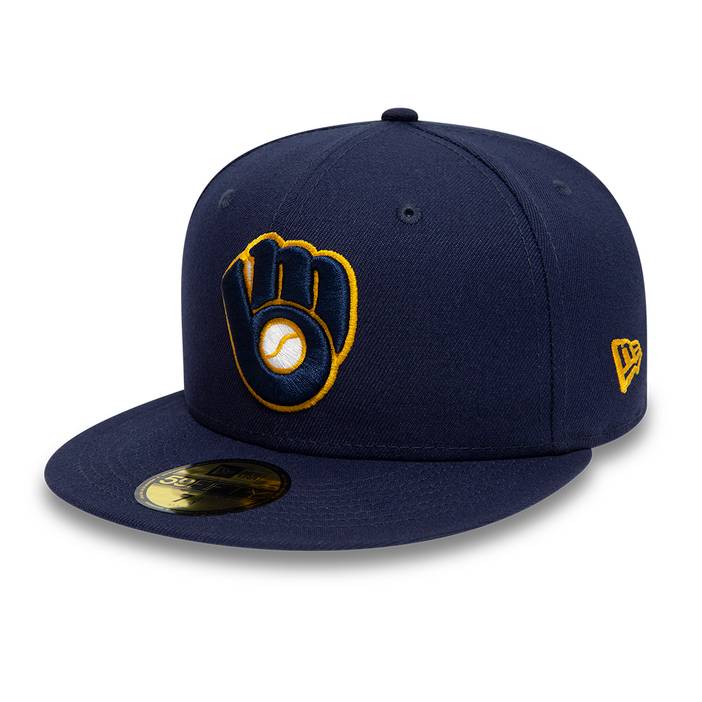 Milwaukee Brewers AC Perf Navy 59FIFTY Cap newera adult unisex Blue newera adult unisex Blue newera adult unisex Blue newera adult unisex Blue | new era