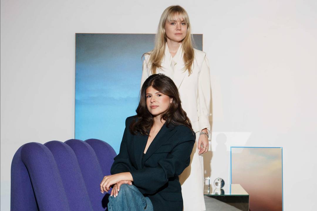 Justine van Bauwel (onder) en Laurèl Bodenhorst Meyer.