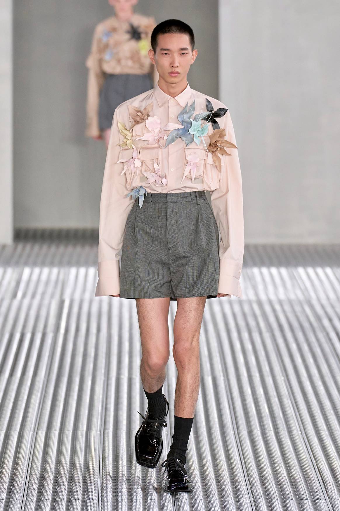 Credits: Prada menswear SS24 at Milan Fashion Week, Launchmetrics