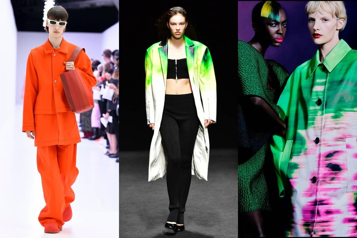 SS22 bei Sunnei, Drome, Dries van Noten. Bild: via Catwalkpictures