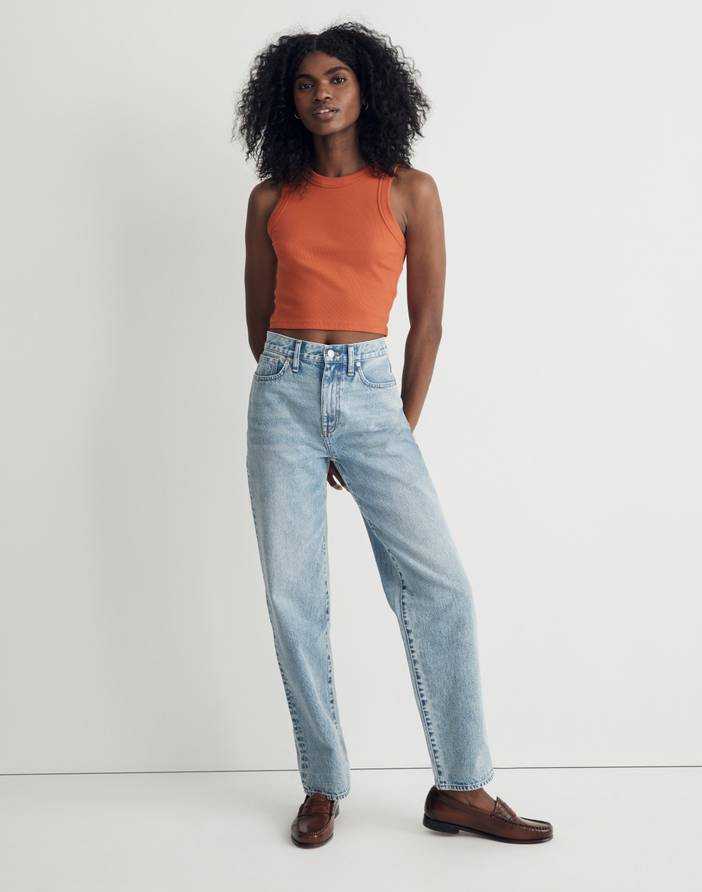 Supima® Rib Crop Tank | Madewell