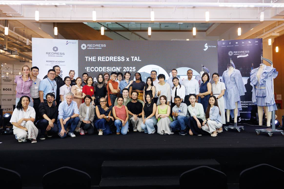 Finalists and team behind Redress x TAL's 2025 Ecodesign challenge.