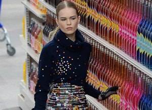 Chanel goes supermarket chic