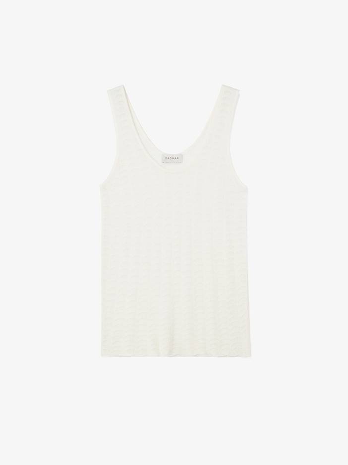 Lace Knit Tank | House of Dagmar