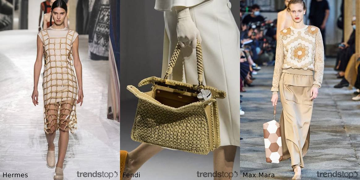 Tendencias de tejidos vistos las pasarelas de mujer para SS21