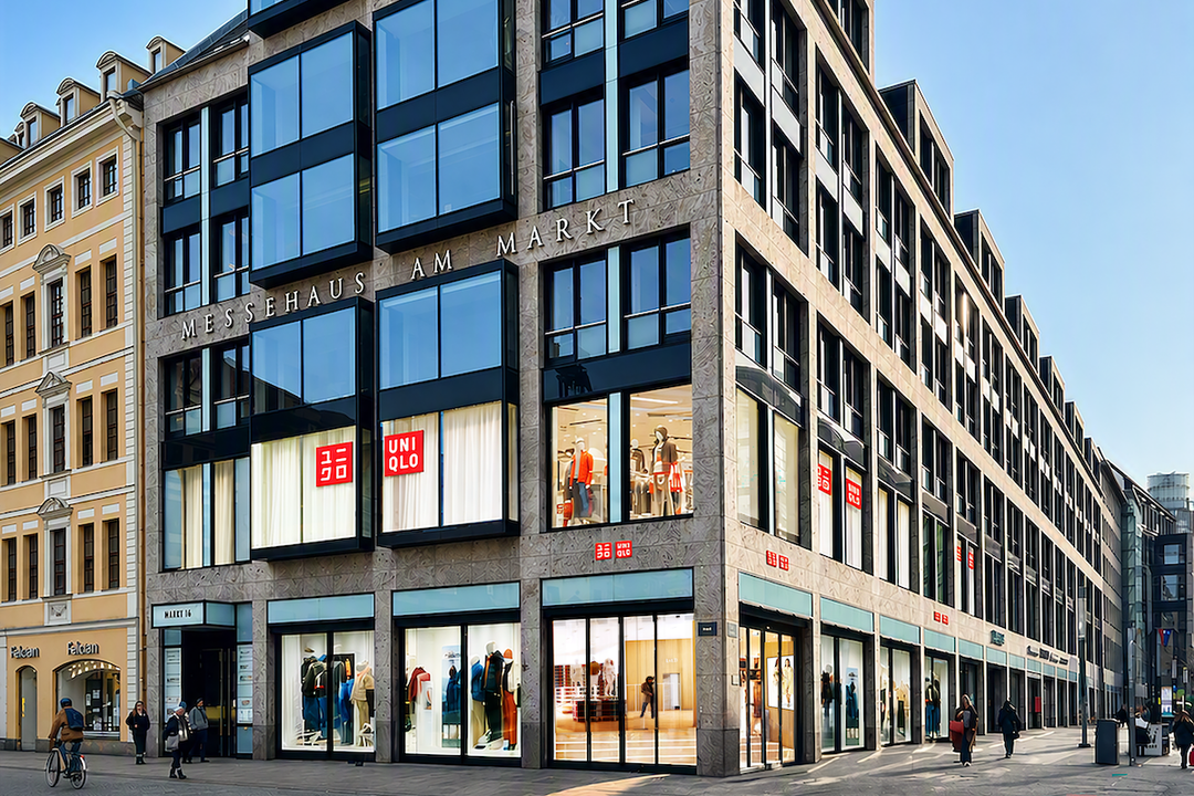 Visualizzazione del negozio Uniqlo previsto a Lipsia
