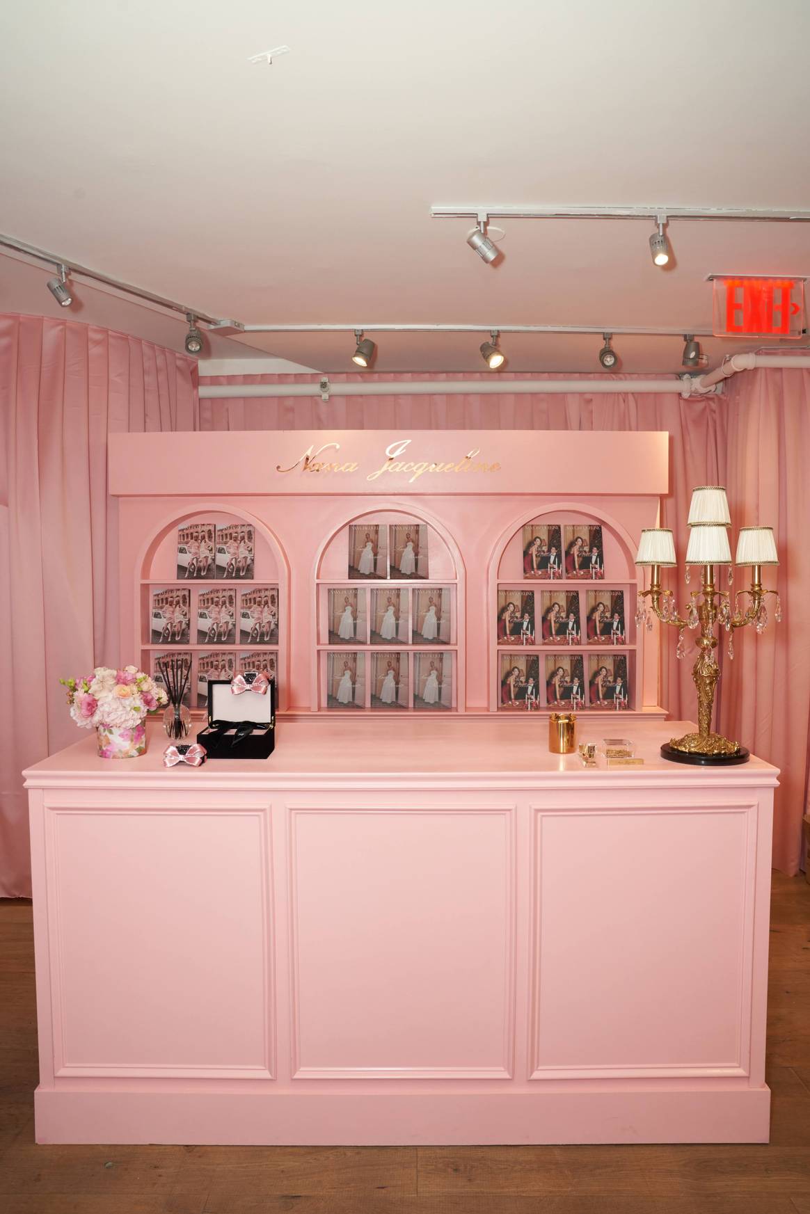 Cash register of Nana Jacqueline debut SoHo pop-up store