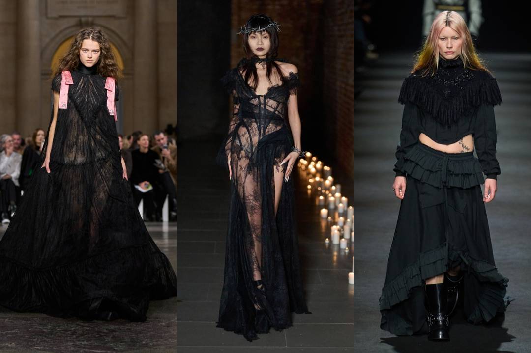 Gothic looks at Erdem, Dreaming Eli, Ann Demeulemeester