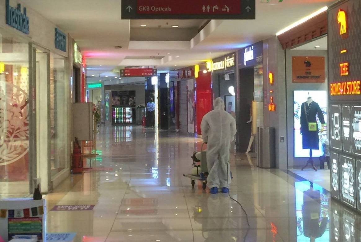 Shopping Malls eröffnen in Indien wieder, mit Auflagen