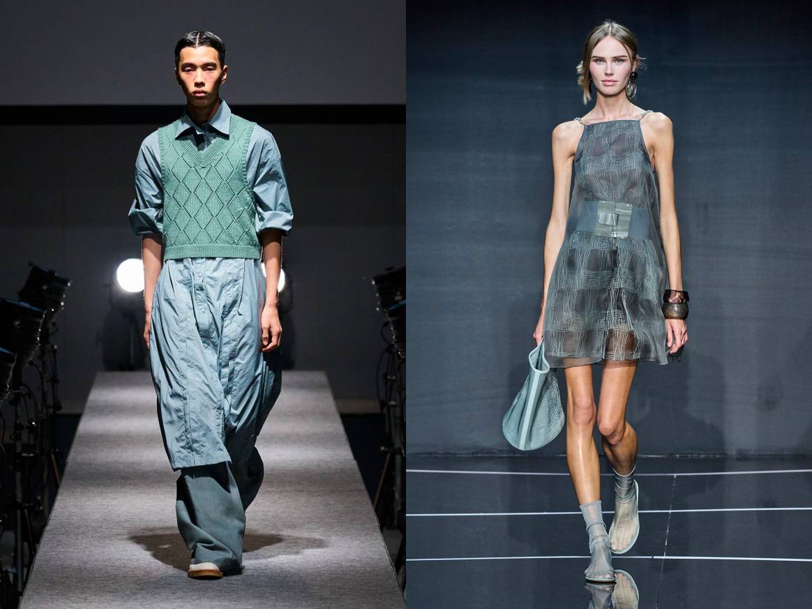 Irensense SS24 Ready to Wear + Emporio Armani SS24 Ready to Wear Créditos: (c)Launchmetrics/spotlight