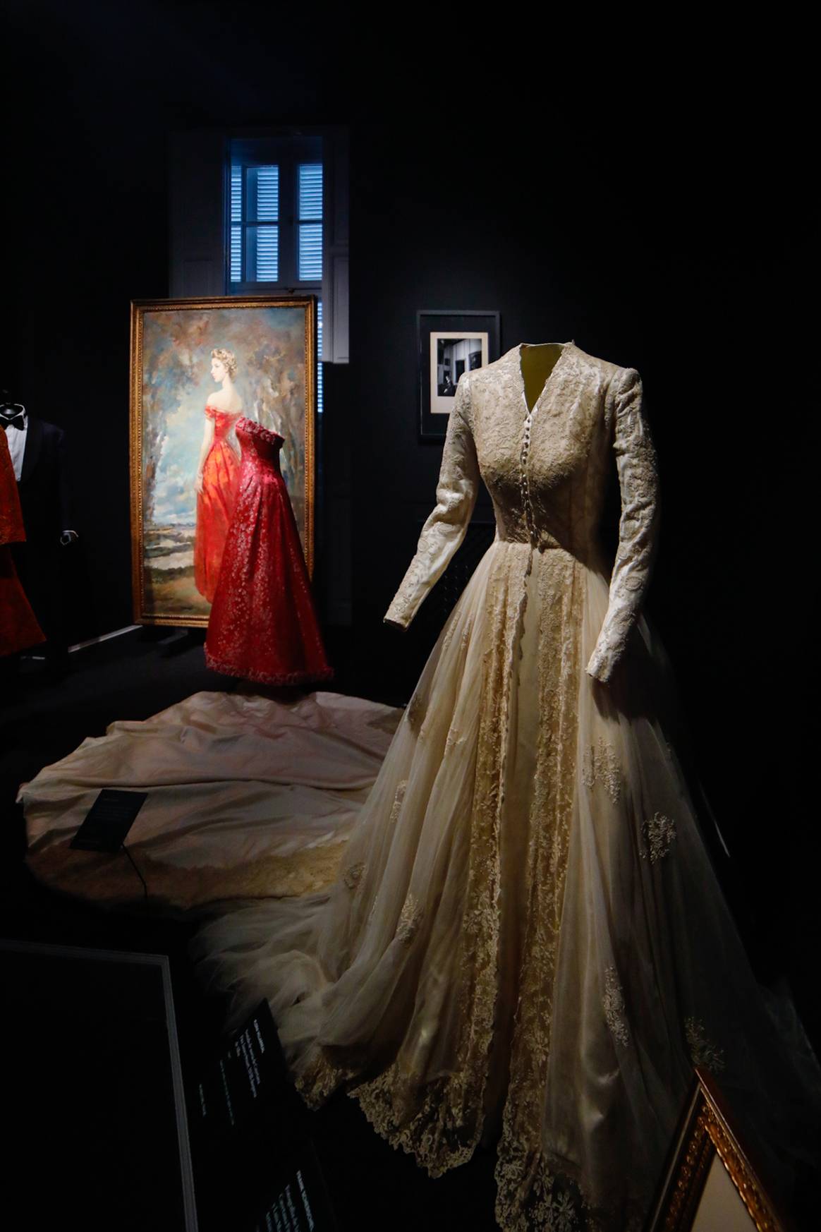 Interior de la exposición “La moda en la Casa de Alba”, en el Palacio de Liria de Madrid del 19 de octubre de 2023 al 31 de marzo de 2024.