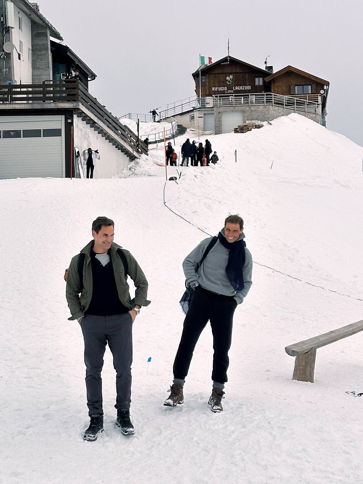 Fotografías “behind the scenes” de la campaña “Core Values” de Louis Vuitton protagonizada por Rafael Nadal y Roger Federer.