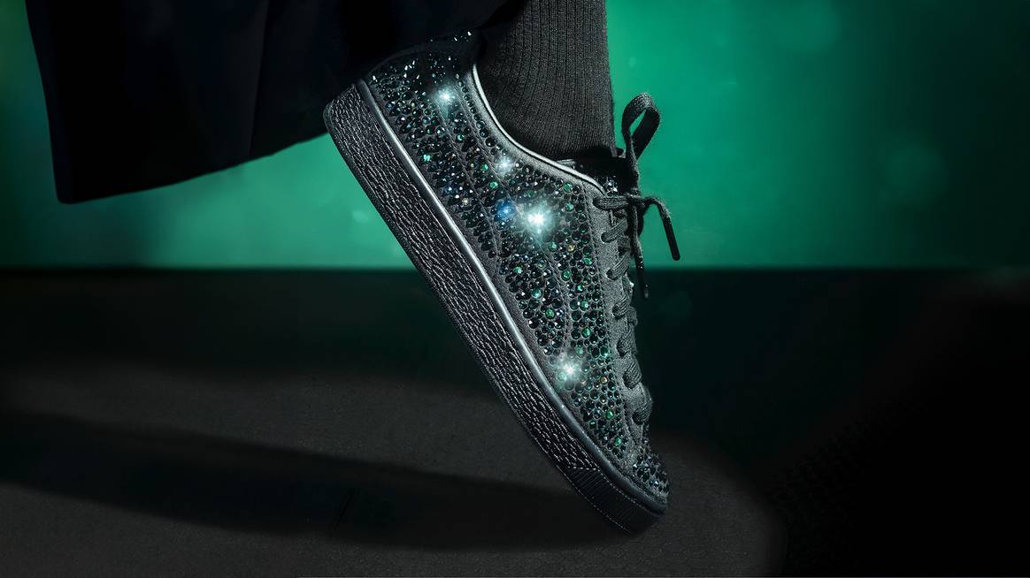 Créditos: Colección 75 aniversario de Puma en colaboración con Swarovski