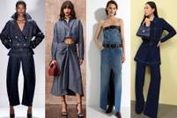 Trend tessuti pre-autunno '25: Il denim gioca un ruolo chiave nelle collezioni prêt-à-porter