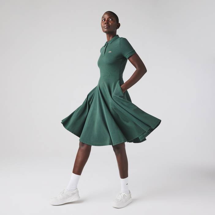 Damen Polokleid aus Baumwoll-Piqué | Lacoste