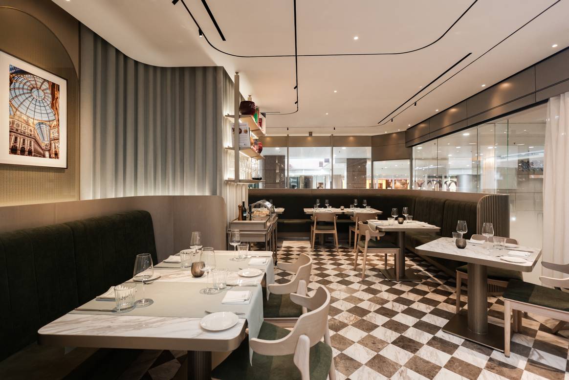Inside Locanda Canali in Hong Kong