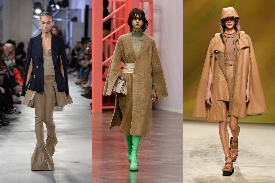 SS23 Kollektionen. Fotos: Sacai, Fendi, Hermès