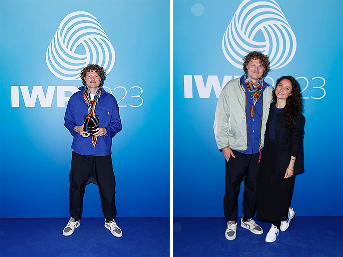 Photo Credits: Borre Akkersdijk, fundador de Byborre, empresa ganadora del Supply Chain Award del IWP 2023. Woolmark Prize, página oficial.