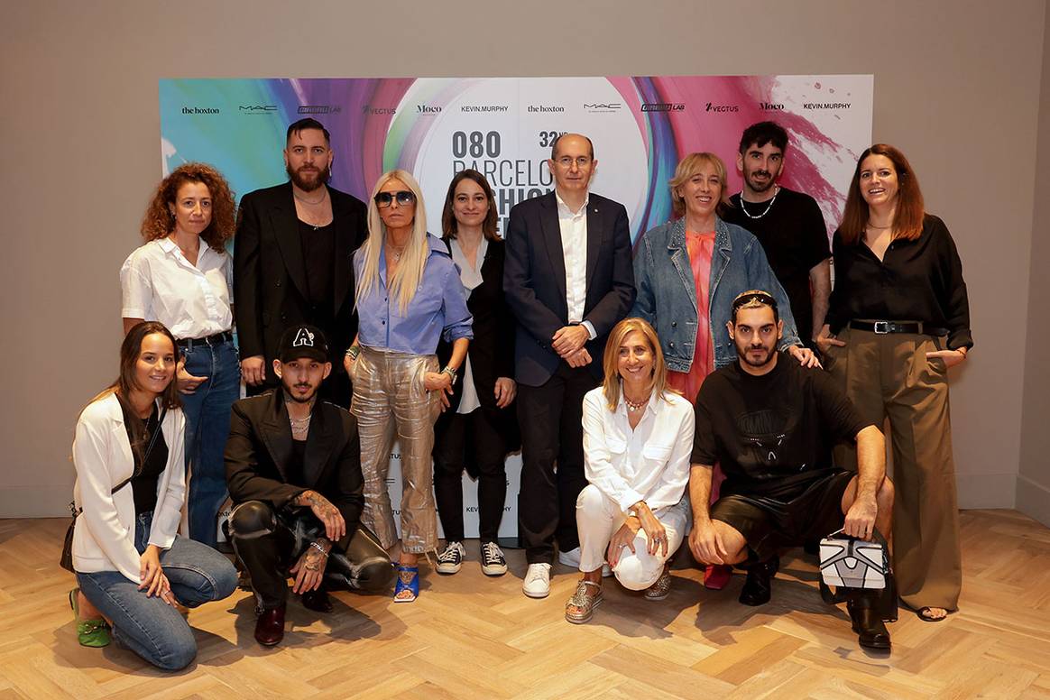 Rueda de prensa de presentación de la 32ª edición de 080 Barcelona Fashion, el 11 de octubre de 2023 en Barcelona (España).