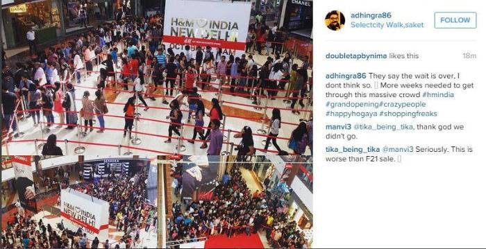 H&M eröffnete erstes Geschäft in Indien