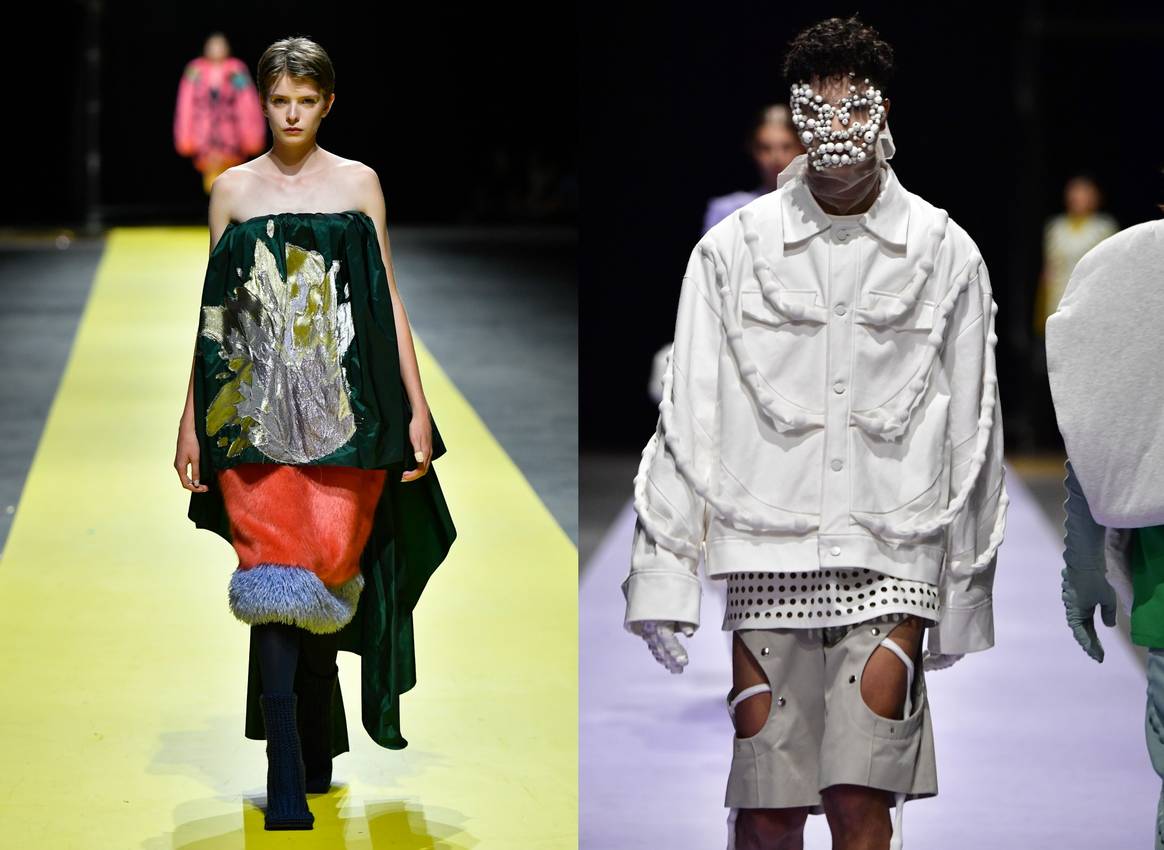Looks by Amir Torres and Yeongho Ko. Image: Catwalkpictures