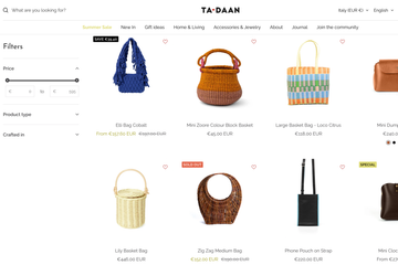 Ta-Daan: in crescita gli artigiani del segmento moda presenti sulla piattaforma