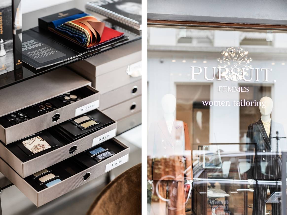 Vrouwenmaatpakkenmerk Pursuit Femmes opent eerste brandstore in Antwerpen