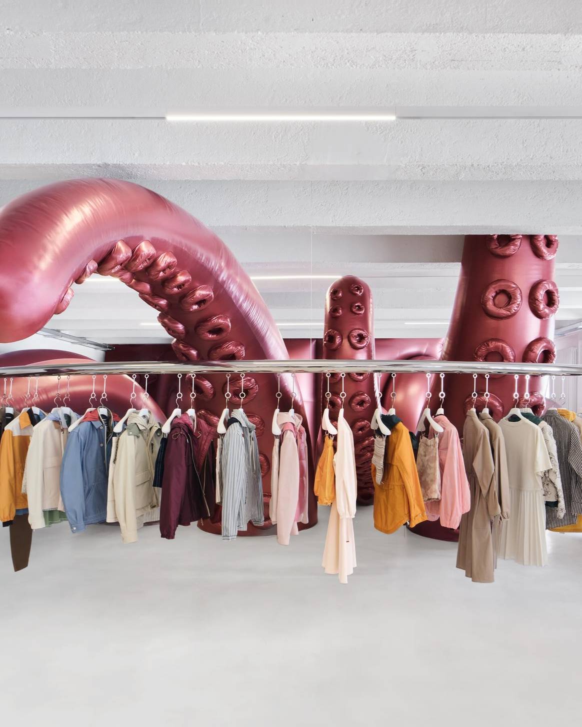 Moncler Puffy Summer Takeover of 10 Corso Como Milan.