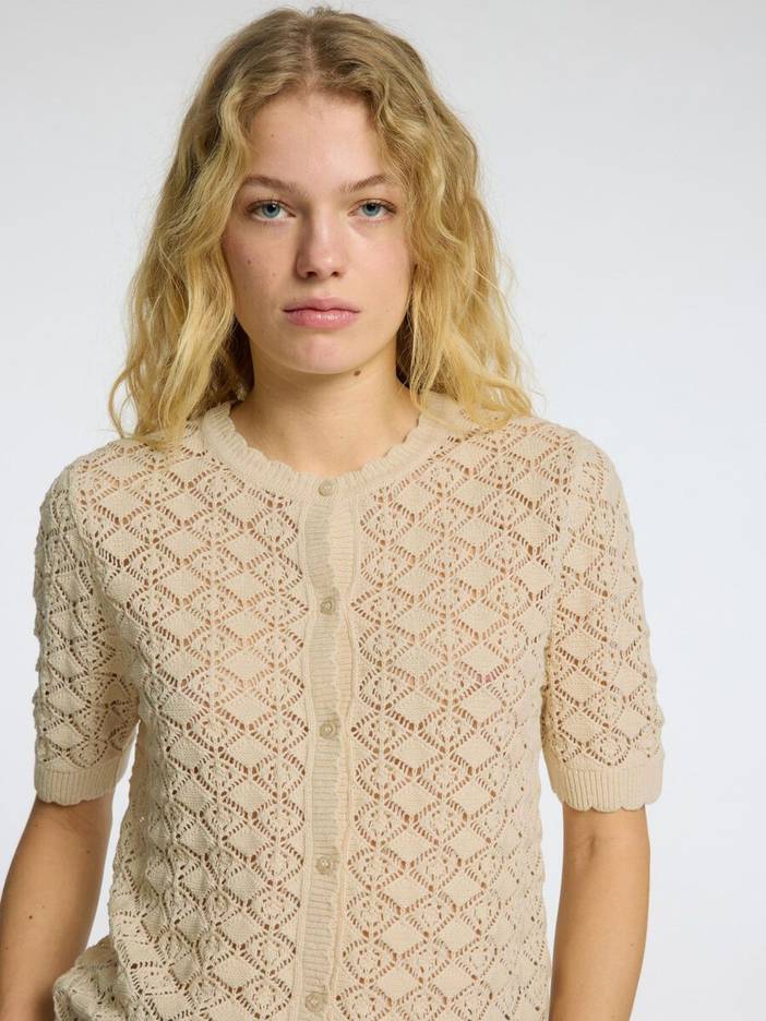 Korte Mouwen Gebreid Vest | Selected-Femme