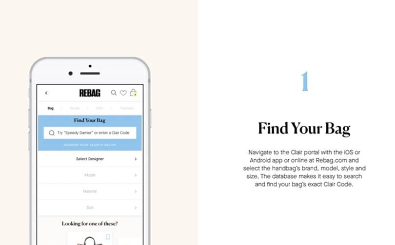 Rebag launches luxury appraisal tool Clair to evolve resale market