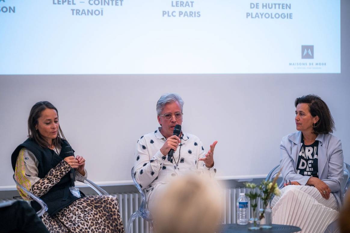 De gauche à droite : Diane Lepel Cointet, Sébastien de
Hutten, Patricia Lerat
