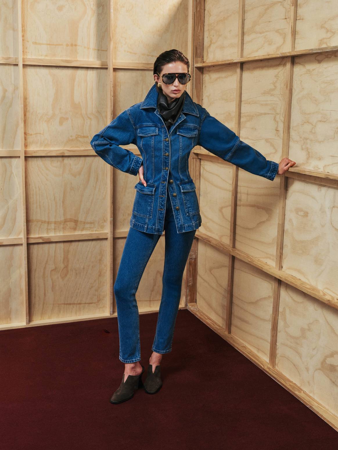 Rebecca Vallance debut denim collection campaign