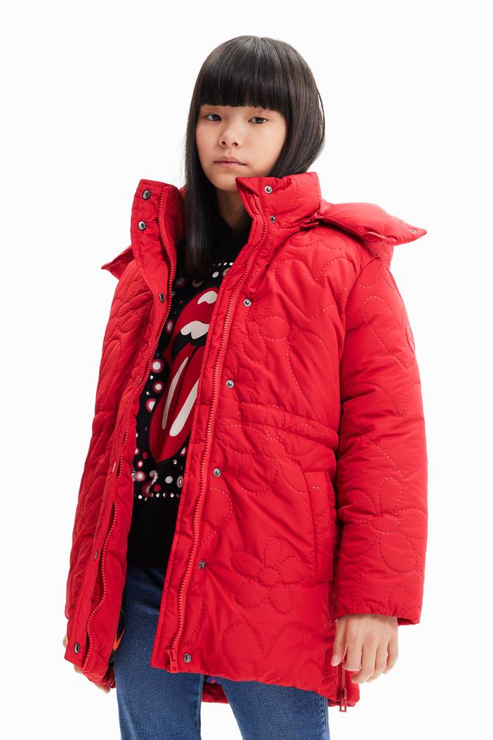 Padded heart coat | Desigual