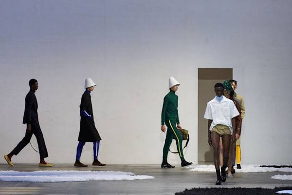 Prada men's SS26: A soothing palette in a season of global turmoil