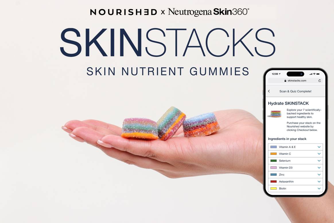 Image: Nourished x Neutrogena Skin360 Skinstacks