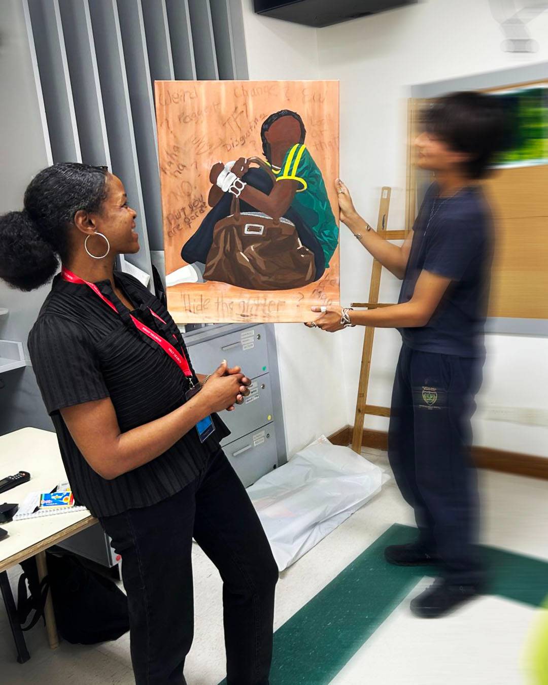 Makeba Lewis on her last visit to Buenos Aires.