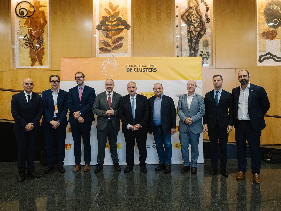 El ministro de Industria y Turismo, Jordi Hereu, durante su intervención en el Congreso Estatal de Clústeres Industriales celebrado el 1 de julio de 2024 en Viladecans, Barcelona (España).